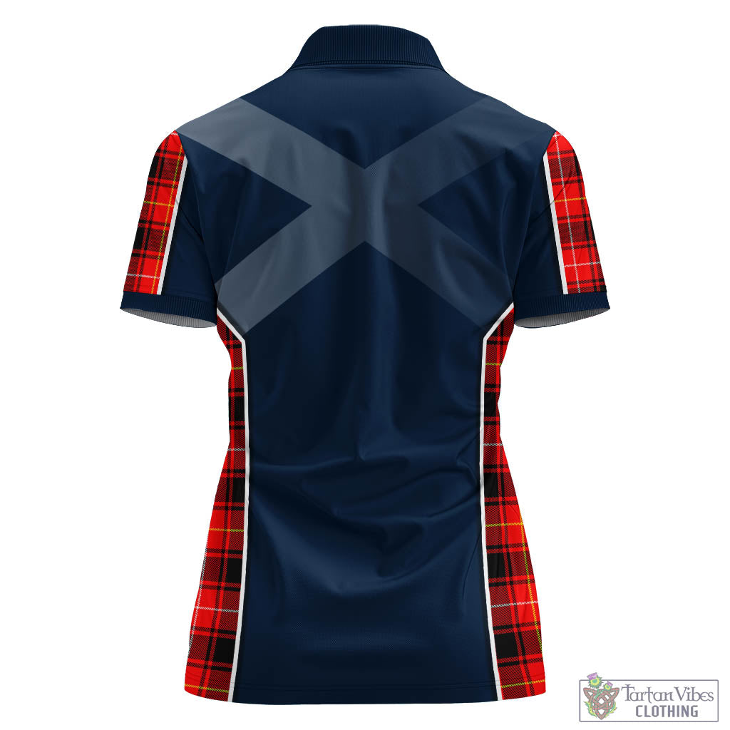 MacIver Modern Tartan Women's Polo Shirt with Family Crest and Lion Rampant Vibes Sport Style - Tartan Vibes Clothing