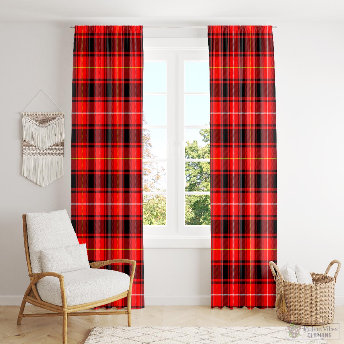 MacIver Modern Tartan Window Curtain