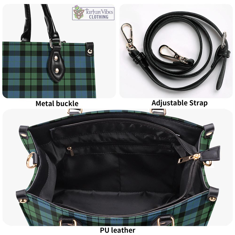 Tartan Vibes Clothing MacKay Ancient Tartan Luxury Leather Handbags