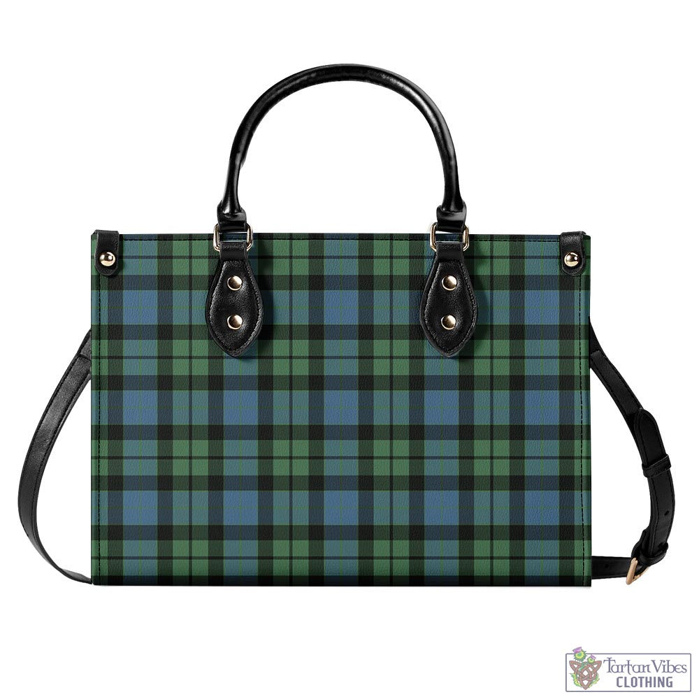 Tartan Vibes Clothing MacKay Ancient Tartan Luxury Leather Handbags