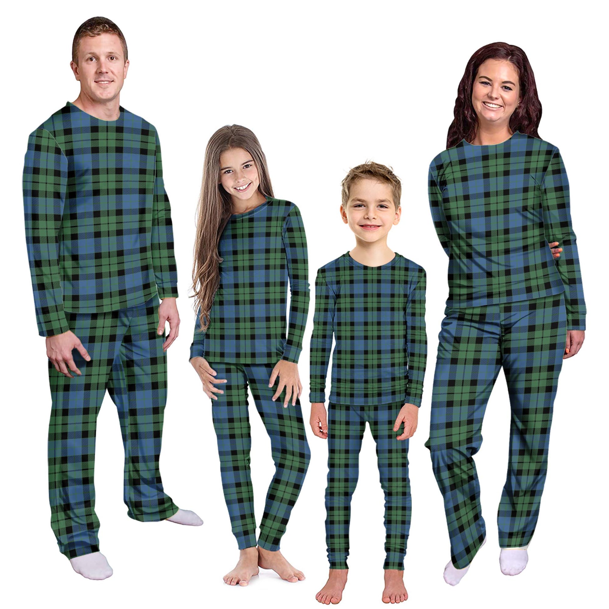 MacKay Ancient Tartan Pajamas Family Set Kid - Tartan Vibes Clothing