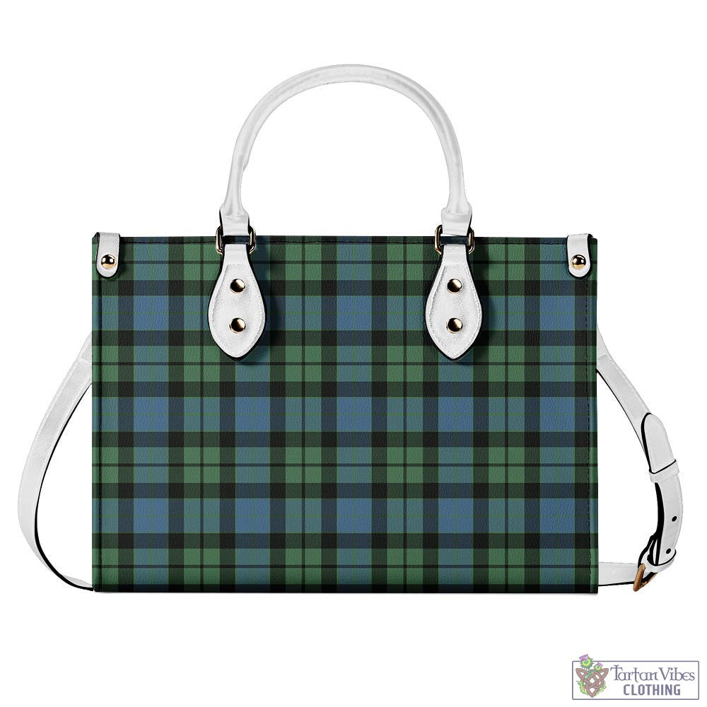 Tartan Vibes Clothing MacKay Ancient Tartan Luxury Leather Handbags