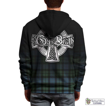 MacKay Ancient Tartan Hoodie Featuring Alba Gu Brath Family Crest Celtic Inspired