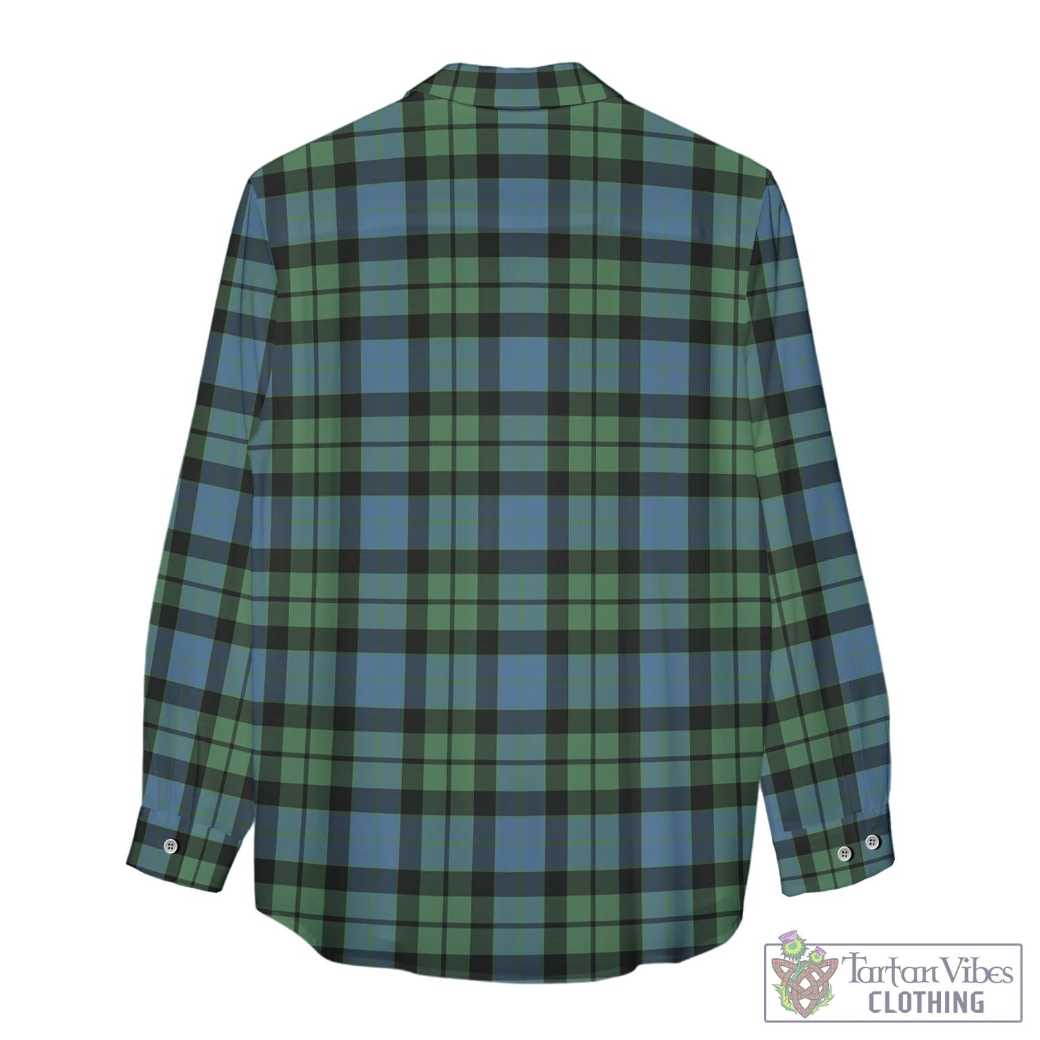 Tartan Vibes Clothing MacKay Ancient Tartan Womens Casual Shirt with Family Crest