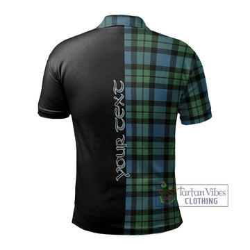 MacKay Ancient Tartan Polo Shirt with Family Crest and Half Of Me Style