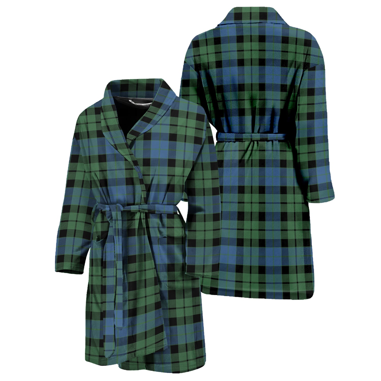 MacKay Ancient Tartan Bathrobe Unisex M - Tartan Vibes Clothing