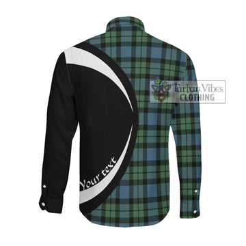 MacKay Ancient Tartan Long Sleeve Button Up with Family Crest Circle Style