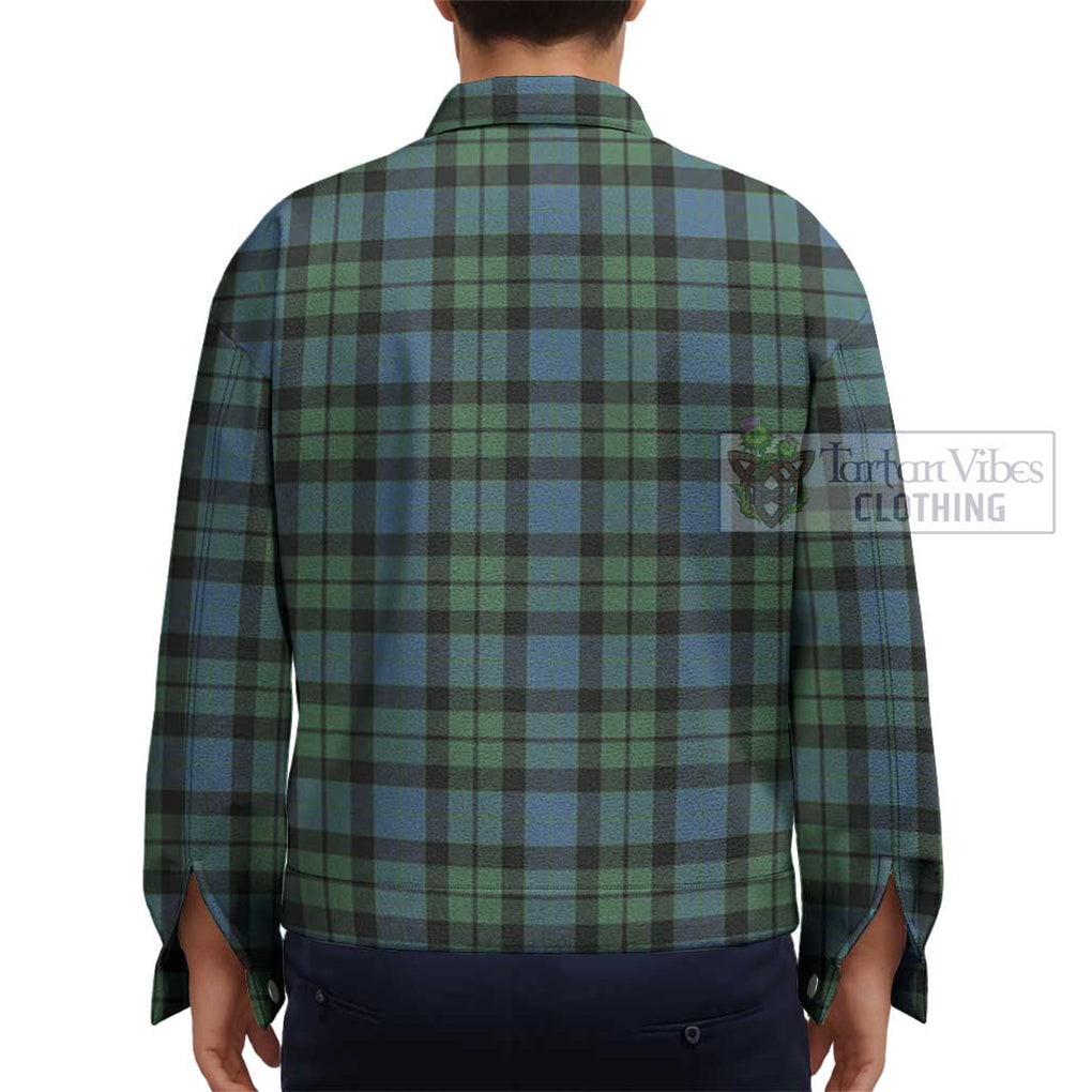 MacKay Ancient Tartan Unisex Lapel Cotton Jacket - Tartan Vibes Clothing