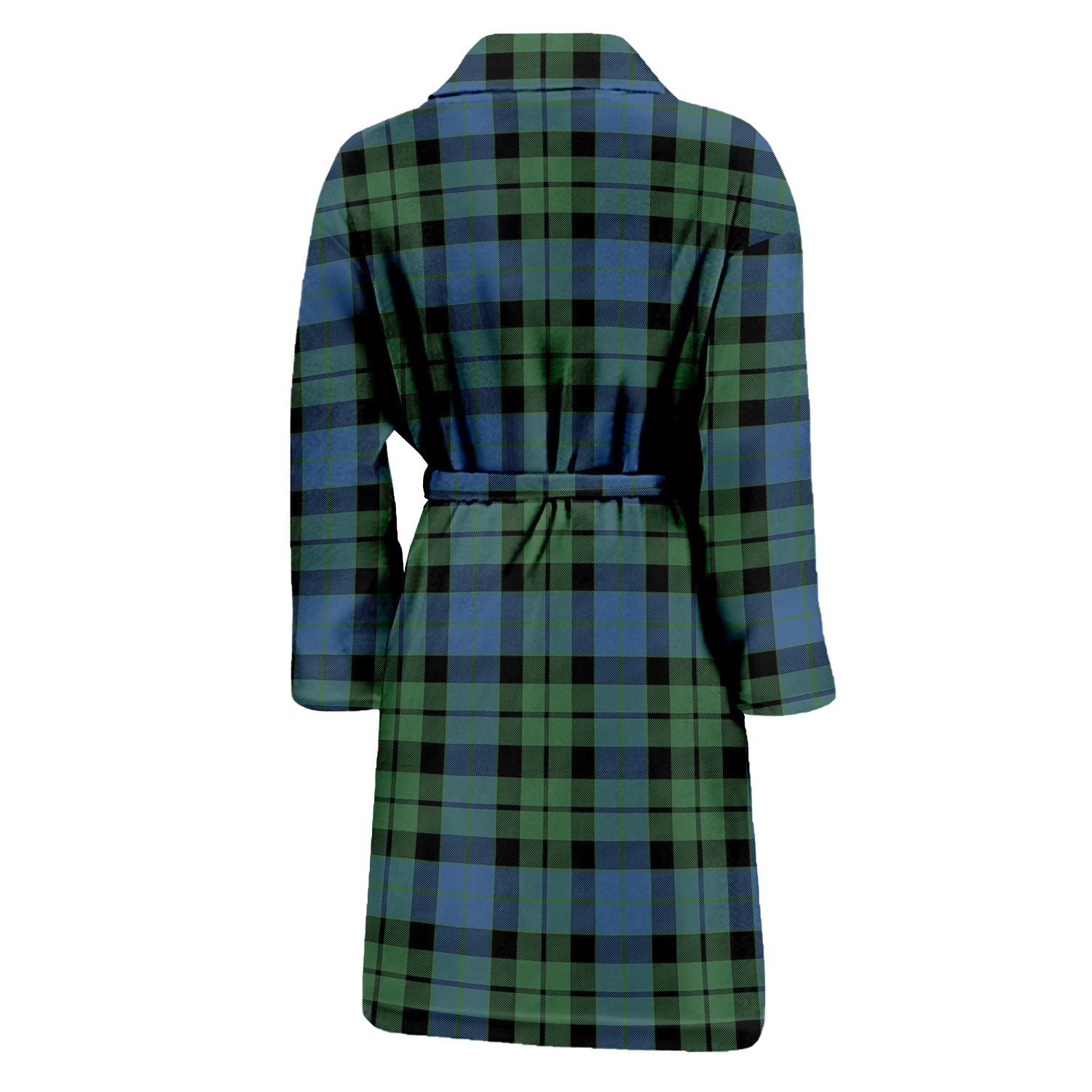 MacKay Ancient Tartan Bathrobe with Family Crest - Tartan Vibes Clothing