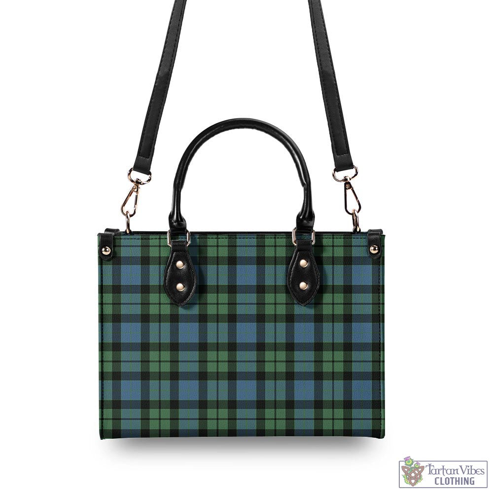 Tartan Vibes Clothing MacKay Ancient Tartan Luxury Leather Handbags