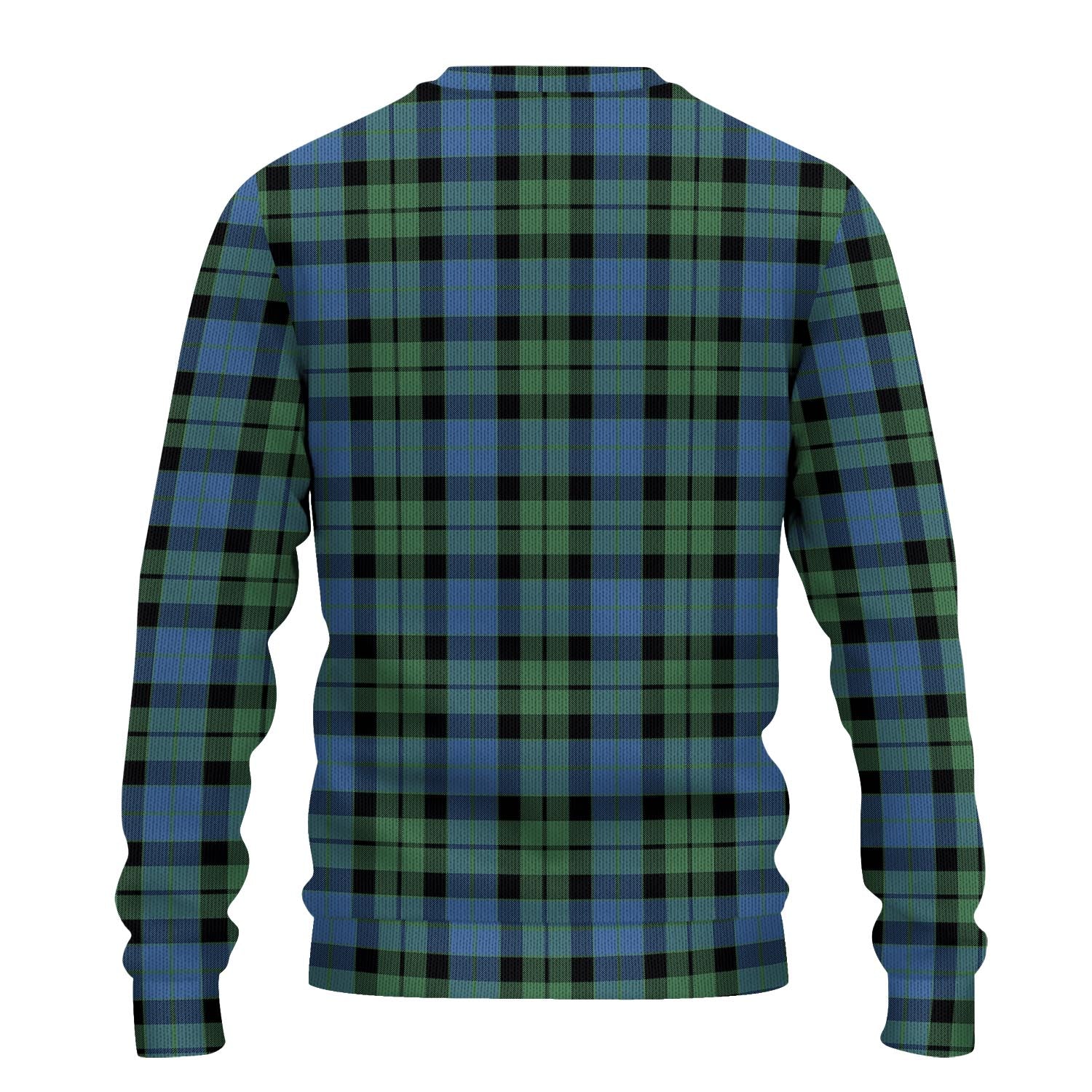 MacKay Ancient Tartan Knitted Sweater with Family Crest - Tartanvibesclothing