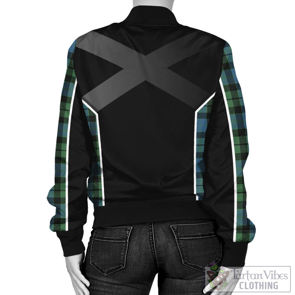 Tartan Vibes Clothing MacKay Ancient Tartan Bomber Jacket with Family Crest and Scottish Thistle Vibes Sport Style