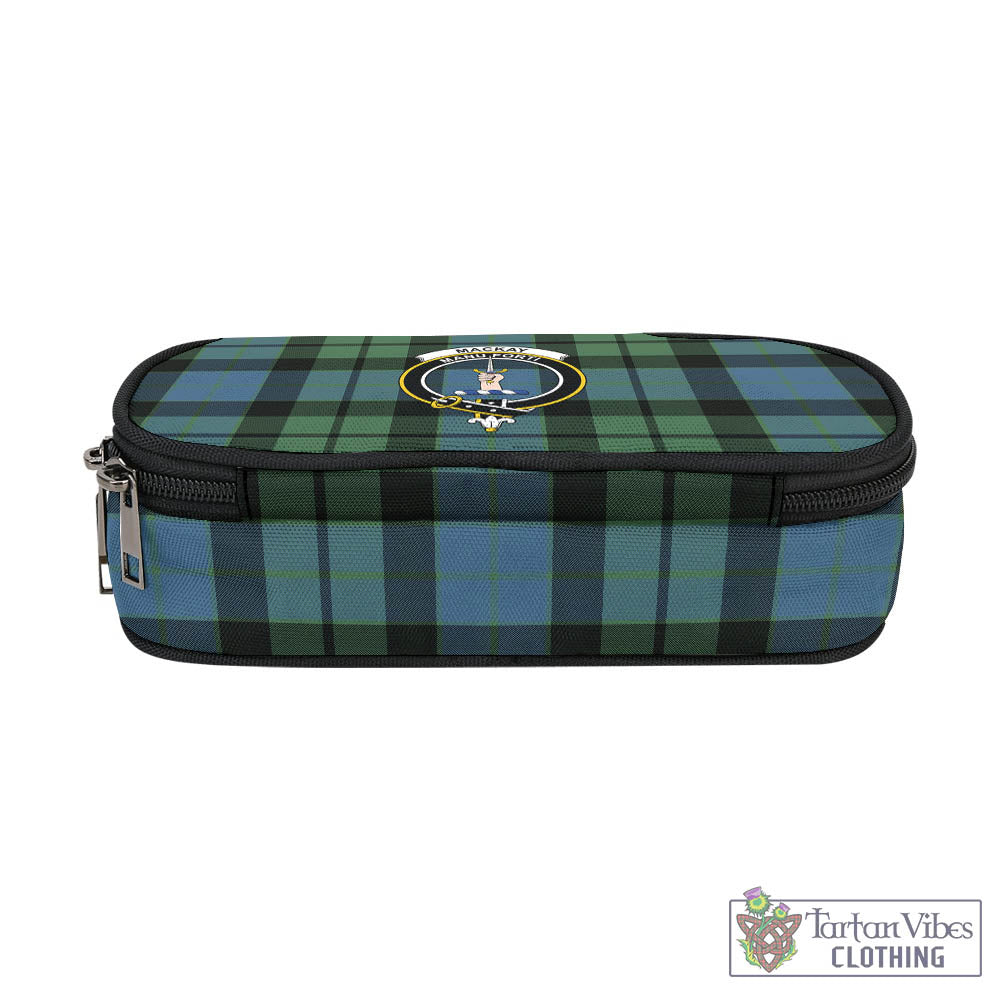 Tartan Vibes Clothing MacKay Ancient Tartan Pen and Pencil Case with Family Crest