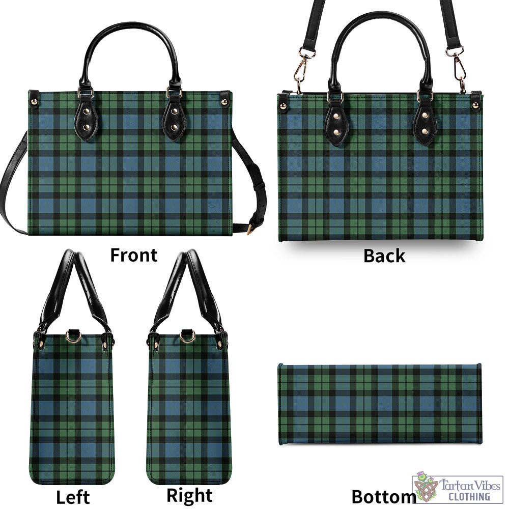 Tartan Vibes Clothing MacKay Ancient Tartan Luxury Leather Handbags