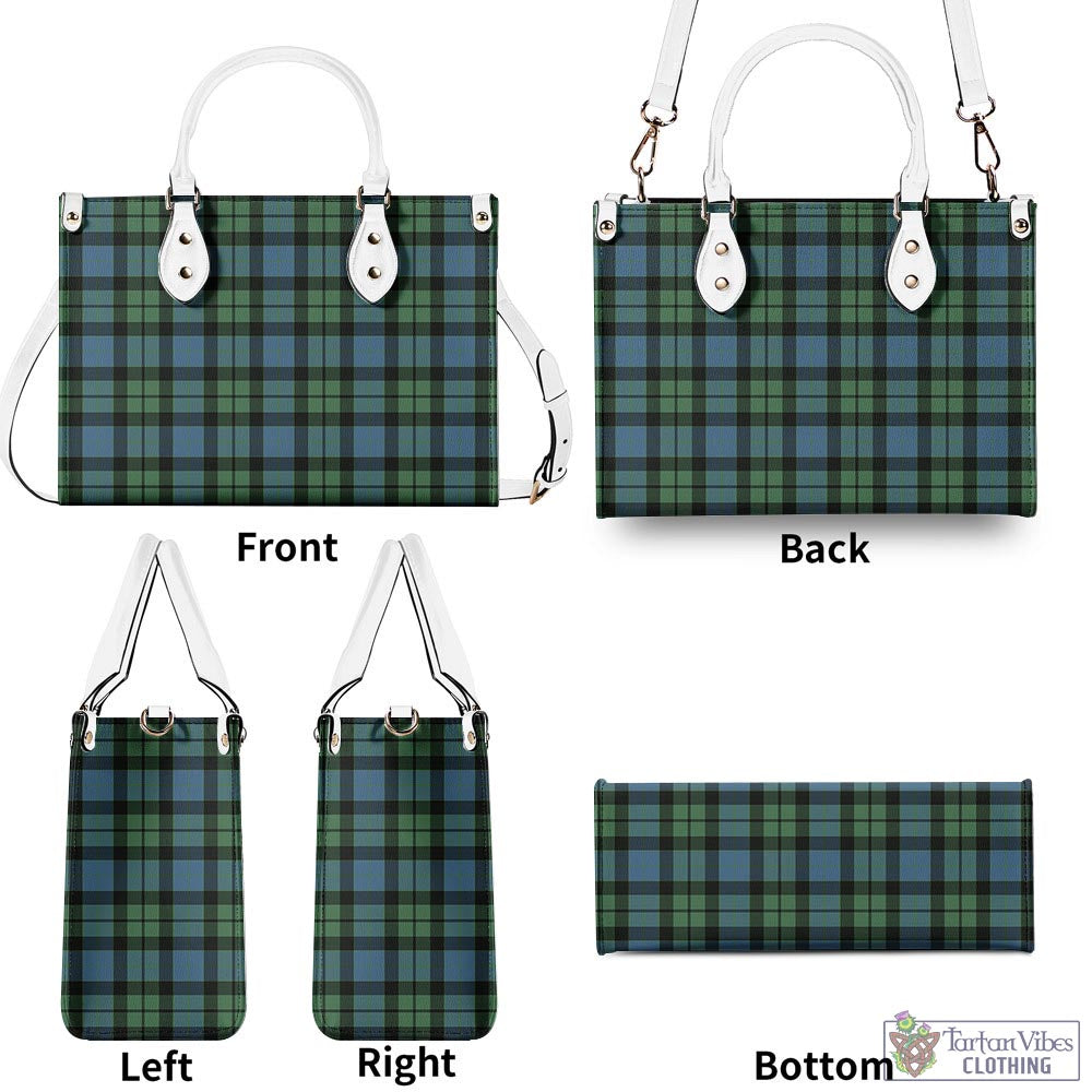 Tartan Vibes Clothing MacKay Ancient Tartan Luxury Leather Handbags