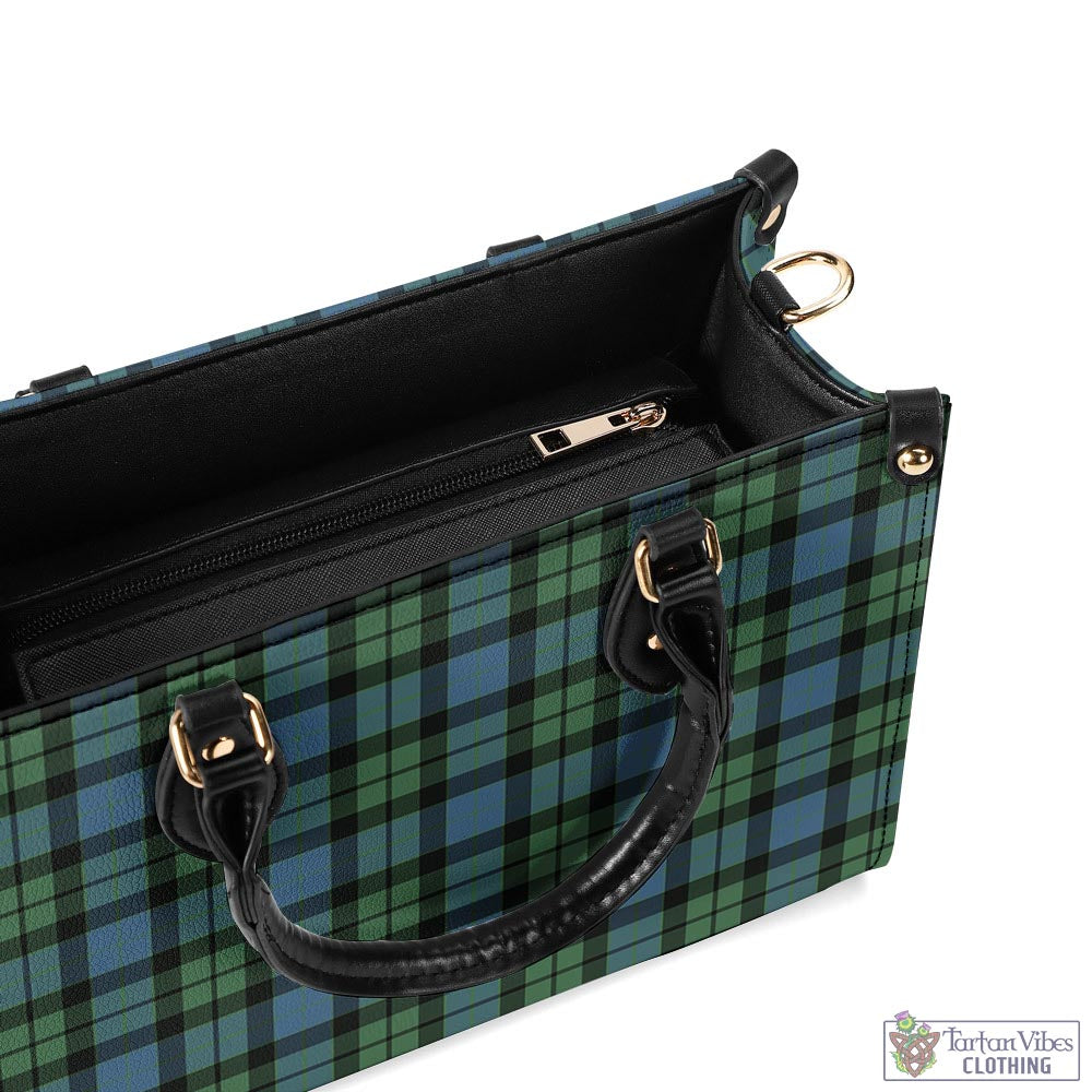 Tartan Vibes Clothing MacKay Ancient Tartan Luxury Leather Handbags