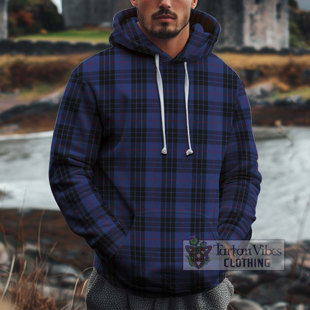 Tartan Vibes Clothing MacKay Blue #02 Tartan Cotton Hoodie