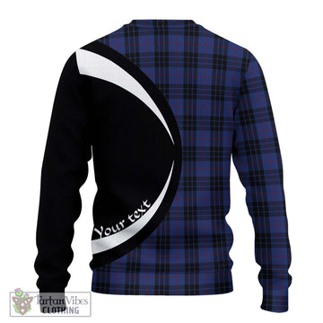 MacKay Blue #02 Tartan Ugly Sweater with Family Crest Circle Style