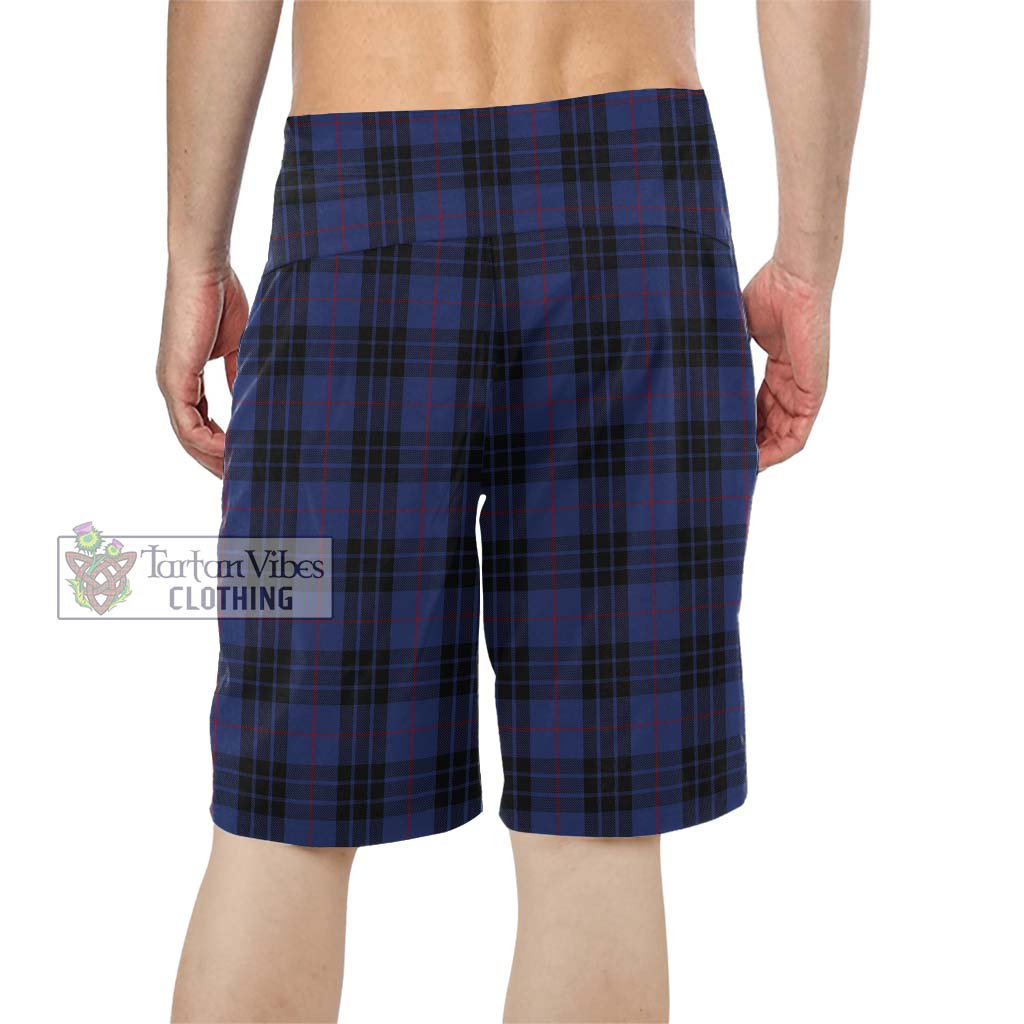 Tartan Vibes Clothing MacKay Blue #02 Tartan Men's Board Shorts