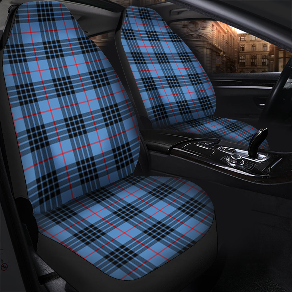 MacKay Blue Tartan Car Seat Cover One Size - Tartanvibesclothing