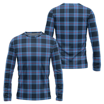 MacKay Blue Tartan Long Sleeve T-Shirt