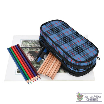 MacKay Blue Tartan Pen and Pencil Case