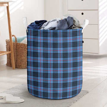 MacKay Blue Tartan Laundry Basket