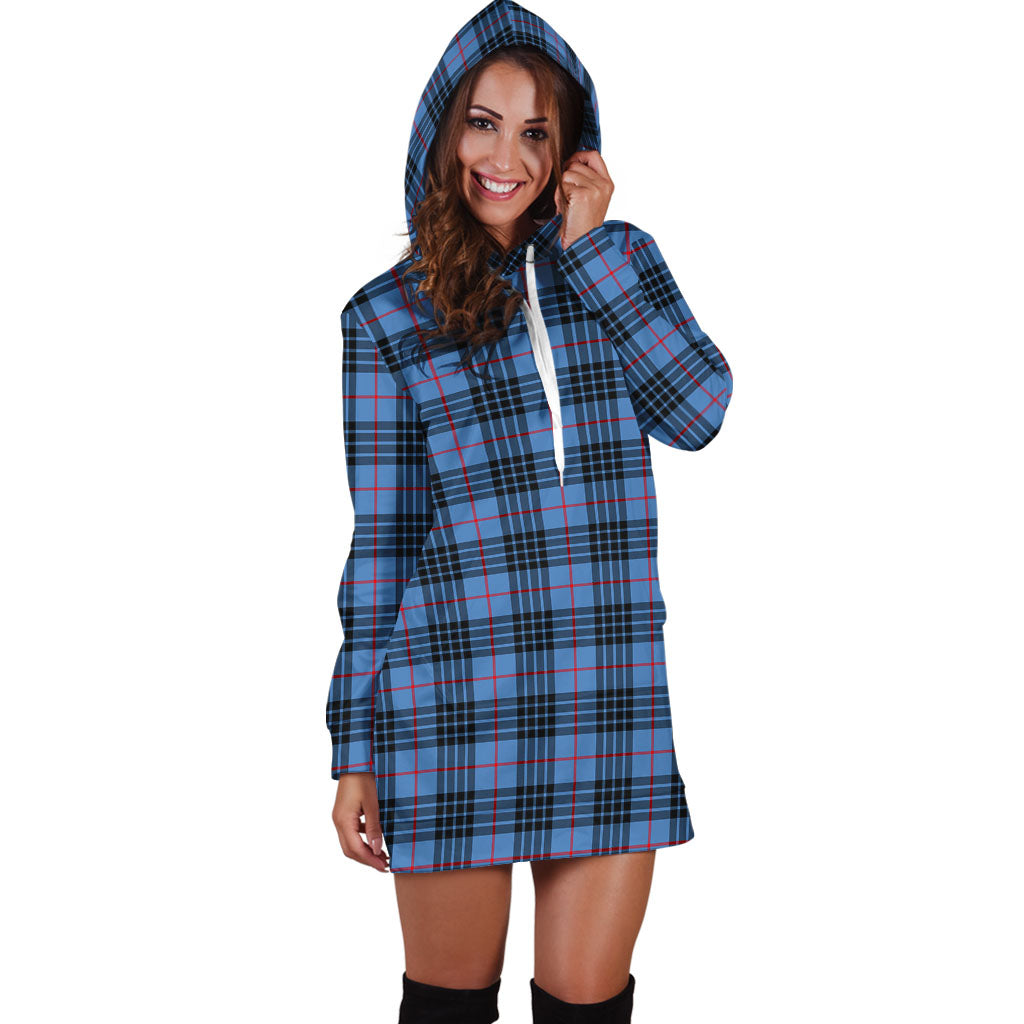 MacKay Blue Tartan Hoodie Dress - Tartan Vibes Clothing