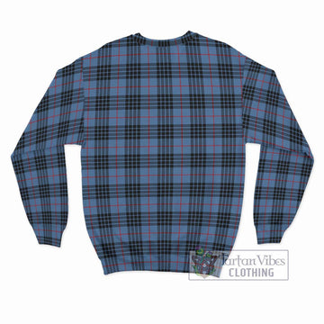 MacKay Blue Tartan Sweatshirt with Family Crest DNA In Me Style