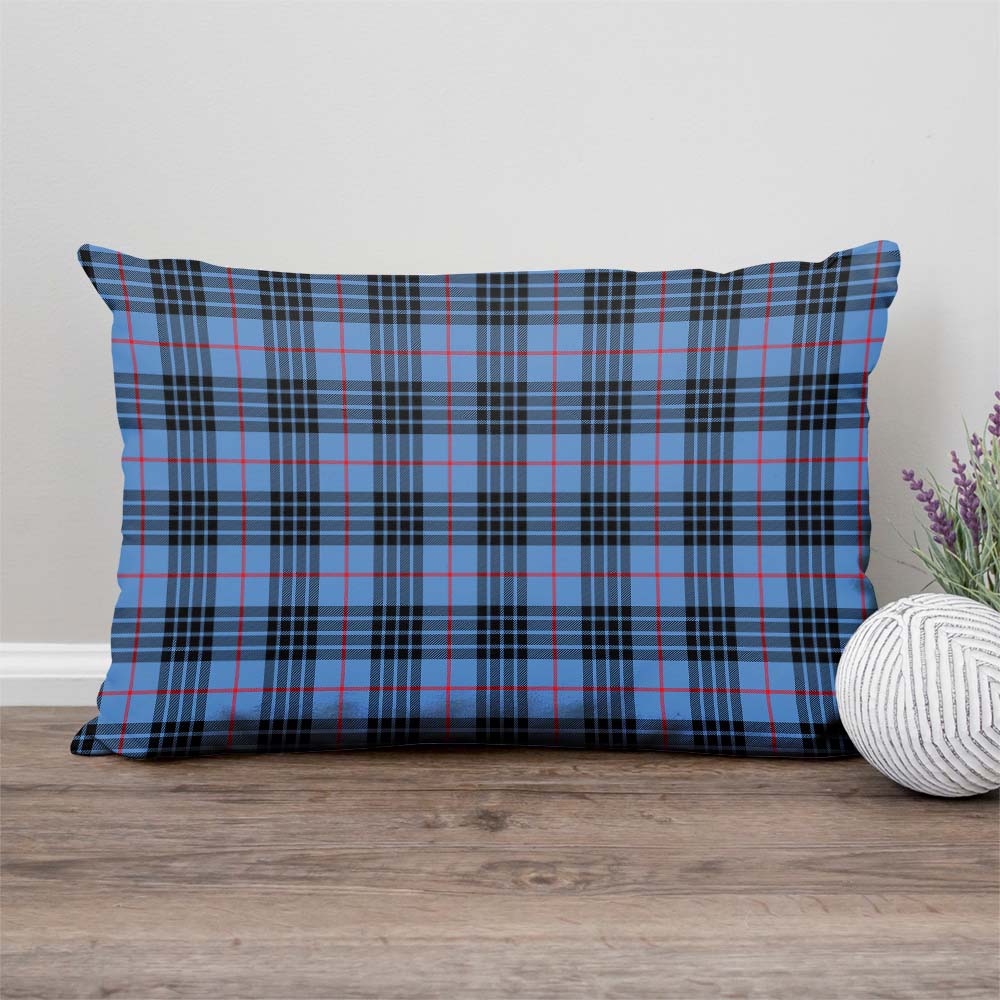 MacKay Blue Tartan Pillow Cover Rectangle Pillow Cover - Tartanvibesclothing