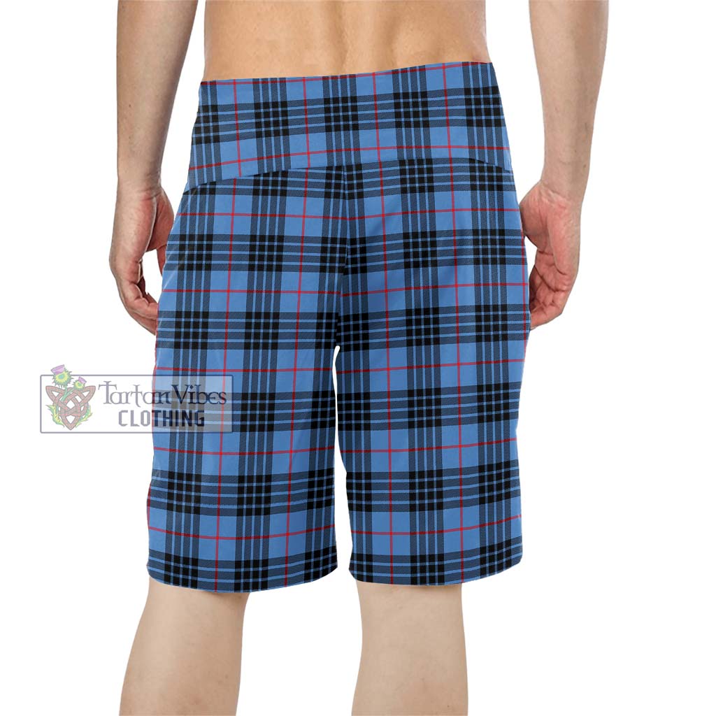 MacKay Blue Tartan Men's Board Shorts - Tartan Vibes Clothing