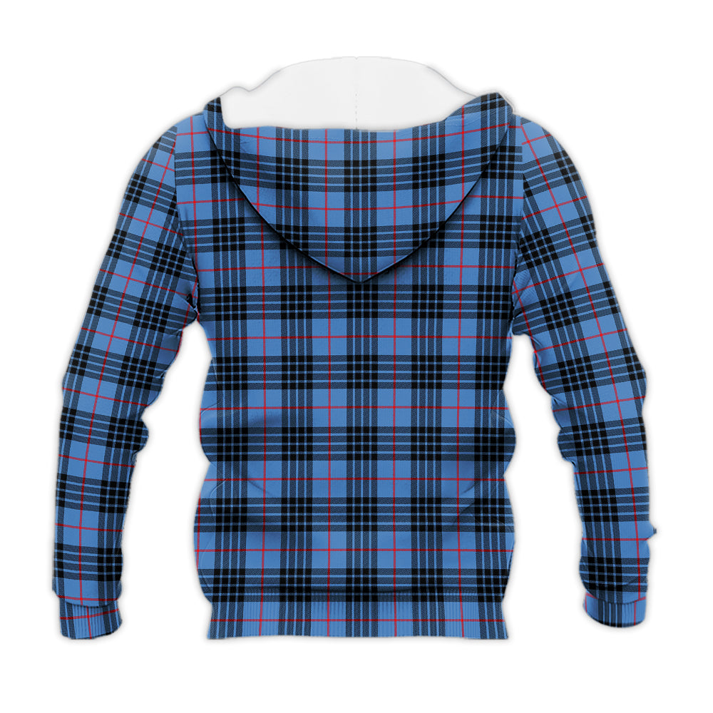 mackay-blue-tartan-knitted-hoodie-with-family-crest