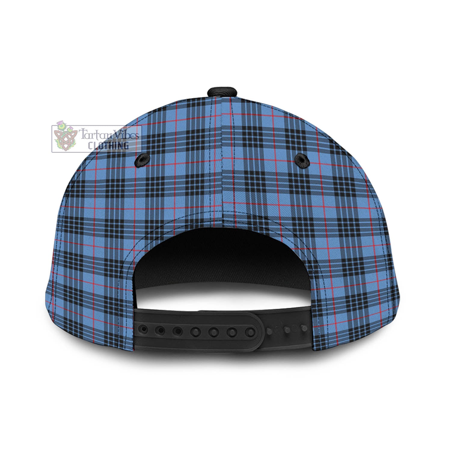 Tartan Vibes Clothing MacKay Blue Tartan Classic Cap with Family Crest In Me Style