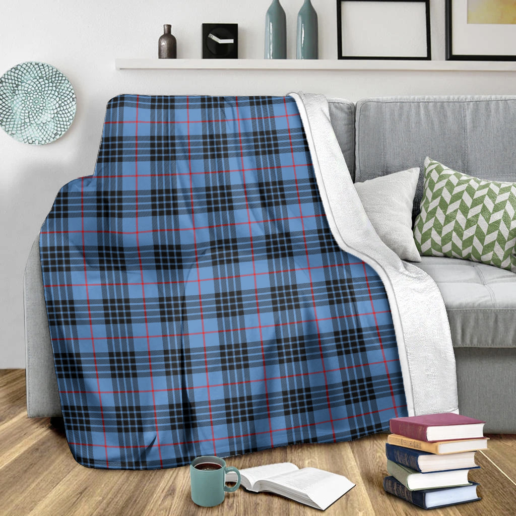 MacKay Blue Tartan Blanket - Tartan Vibes Clothing