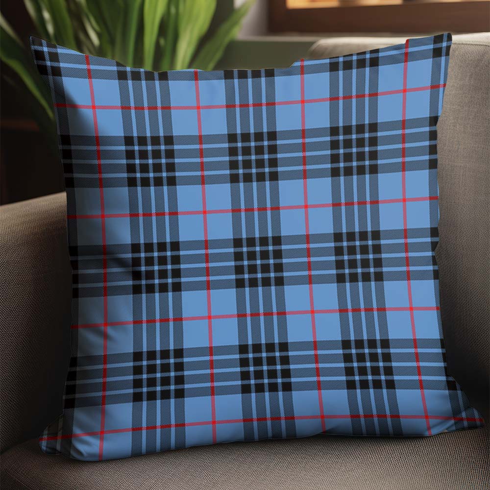 MacKay Blue Tartan Pillow Cover - Tartanvibesclothing