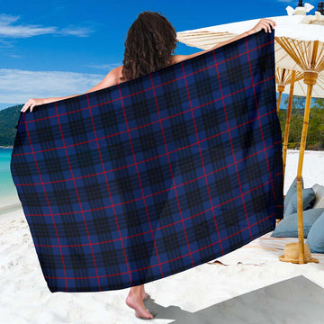 MacKay Blue Modern Tartan Sarong