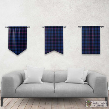 MacKay Blue Modern Tartan Gonfalon, Tartan Banner