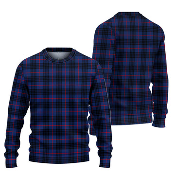 MacKay Blue Modern Tartan Ugly Sweater