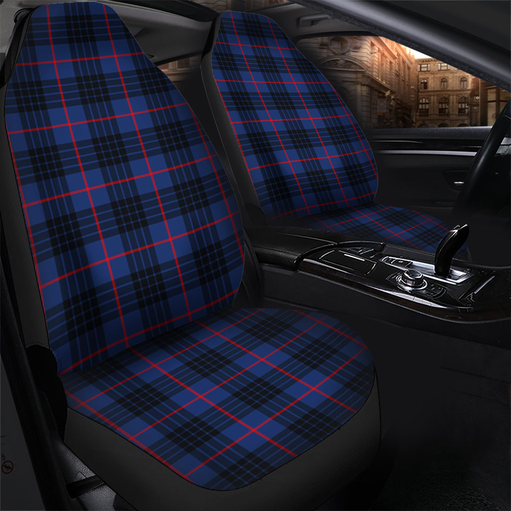 MacKay Blue Modern Tartan Car Seat Cover One Size - Tartanvibesclothing