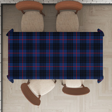 MacKay Blue Modern Tartan Tablecloth