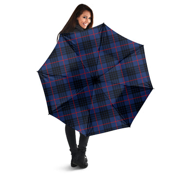 MacKay Blue Modern Tartan Umbrella