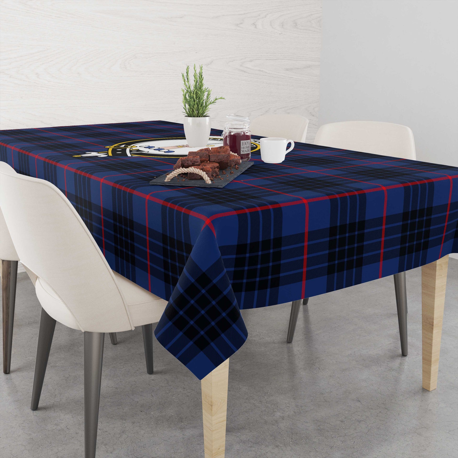 mackay-blue-modern-tatan-tablecloth-with-family-crest