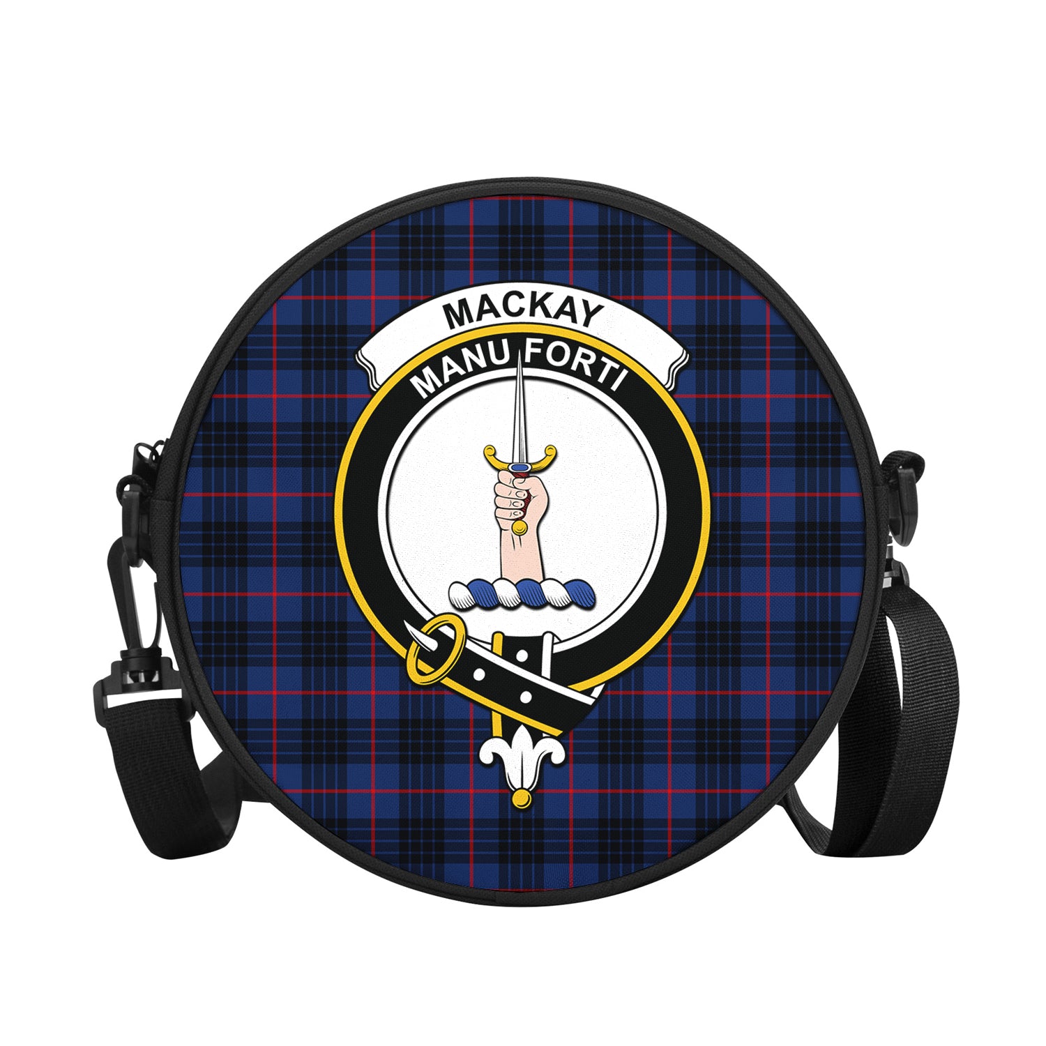 mackay-blue-modern-tartan-round-satchel-bags-with-family-crest