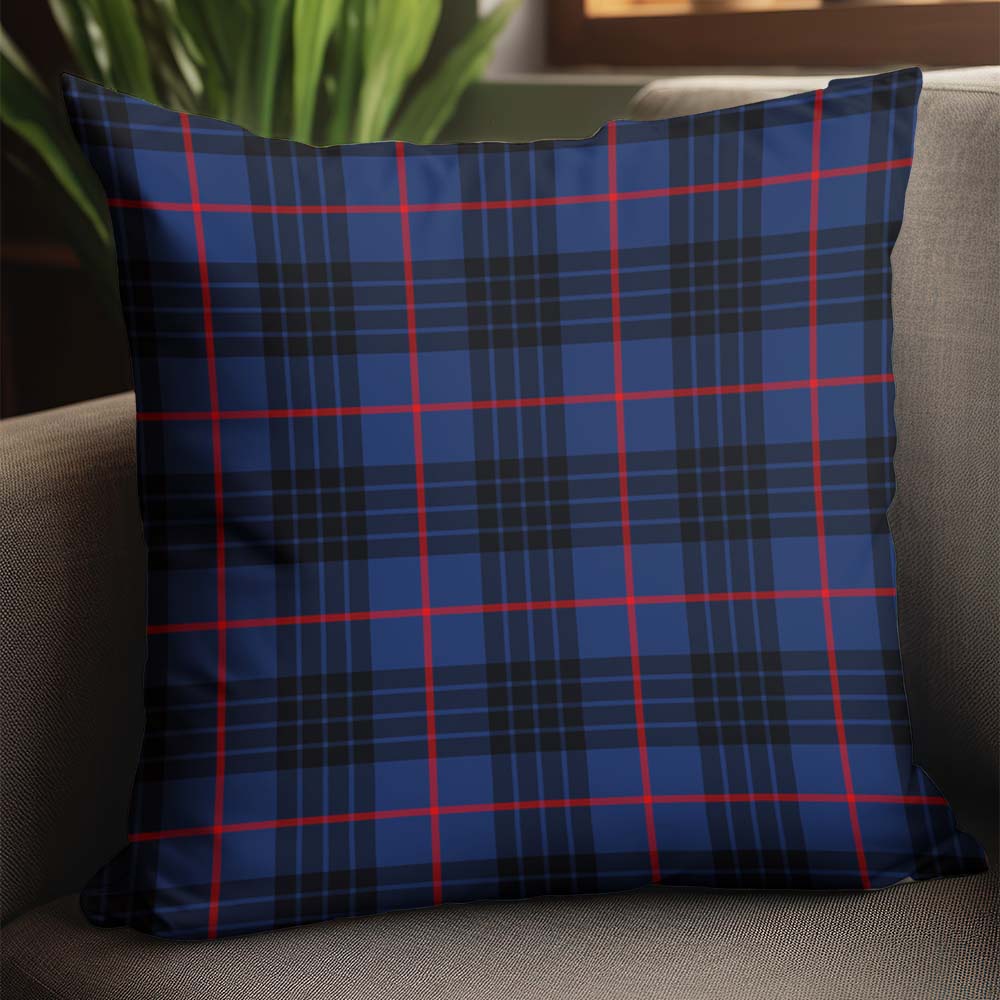 MacKay Blue Modern Tartan Pillow Cover - Tartanvibesclothing