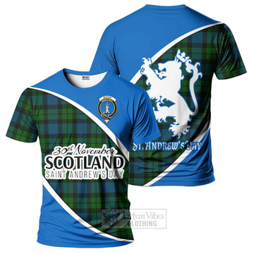 MacKay (McKay) Family Crest Tartan T-Shirt Celebrate Saint Andrew's Day in Style