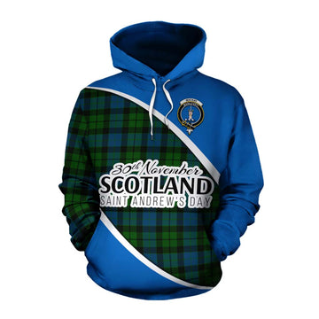 MacKay (McKay) Family Crest Tartan Cotton Hoodie Celebrate Saint Andrew's Day in Style