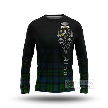 MacKay (McKay) Tartan Long Sleeve T-Shirt Featuring Alba Gu Brath Family Crest Celtic Inspired