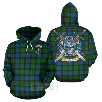 MacKay (McKay) Tartan Hoodie with Family Crest Celtic Skull Style