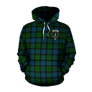 MacKay (McKay) Tartan Cotton Hoodie with Family Crest Celtic Skull Style