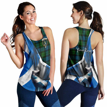 MacKay (McKay) Tartan Women's Racerback Tanks with Family Crest Scotland Patriotic Style